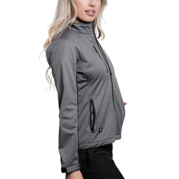 Monarch Grey/Black Softshell Jacket - Picture 7 of 8